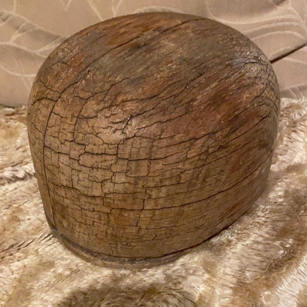 Antique Millinery Hat Block